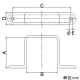 カクダイ 水栓柱用サドルバンド 80角用タイプ ミカゲ 625-621-80 画像2