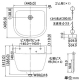 カクダイ スロップシンク 屋外・壁掛専用 容量19L オーバーフロー機能・ゴム栓・化粧ビス付 トラップ別売 624-918 画像2