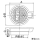 カクダイ バルブボックス 呼び125 サイズφ169×197.5mm 626-300-125 画像2