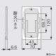 パナソニック 簡易耐火スイッチプレート スイッチ1+コンセント2コ 絶縁枠付 WTA75124WK 画像2