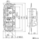 パナソニック 15A・20A兼用埋込アースターミナル付接地コンセント フラット型 20A 250V 金属枠付 ホワイト WN1932SW 画像2