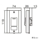 パナソニック 防水埋込スイッチD 両切 15A 300V WS60239H 画像2