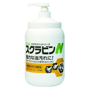 サラヤ 植物性スクラブハンドソープ 《スクラビンN》 原液タイプ 内容量1.2kg 23154 画像1