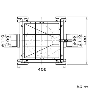 パナソニック セントラル換気ファン 天井埋込形 給気タイプ 集合住宅用 FY-100SC1A 画像2