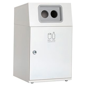 テラモト 【受注生産品】ゴミ箱 《ニートLG》 大容量タイプ かん・びん用 容量90L DS-166-918-7 画像1