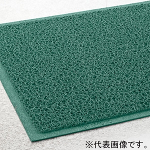 テラモト 屋内マット 《ケミタングル®ソフト》 450×750mm 緑 MR-139-220-1 画像1