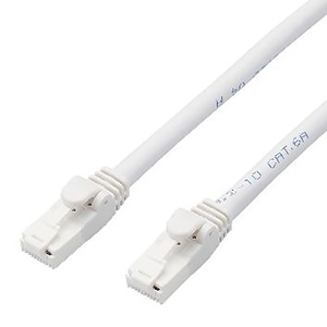 ELECOM(エレコム) LANケーブル スタンダードタイプ CAT6A対応 ヨリ線 ツメ折れ防止タイプ 環境配慮パッケージ 長さ10m ホワイト LD-GPAT/WH10/RS 画像1