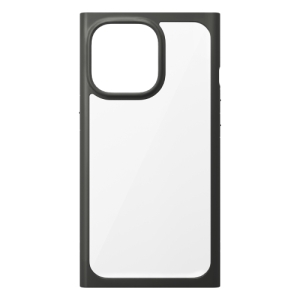 PGA iPhone 13 Pro用 ガラスタフケース スクエアタイプ ブラック PG-21NGT05BK 画像3