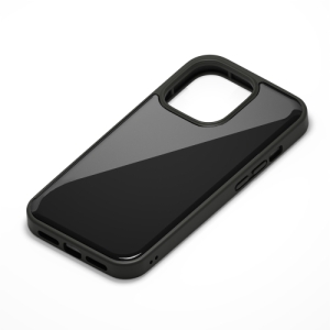 PGA iPhone 13 Pro用 ハイブリッドタフケース ブラック PG-21NPT01BK 画像1