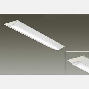 DAIKO LED長形ベースライト 40形 直付形 幅230mmリニューアルサイズ 一般用 4000lmクラス FLR40形×2灯相当 非調光 白色 LZB-92586XW+LZA-92822N 画像1