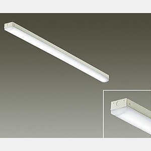 DAIKO LED長形ベースライト 40形 直付形 幅70mm 一般用 6900lmクラス FHF32形高出力型×2灯相当 調光 白色 LZB-92584XW+LZA-92818N 画像1