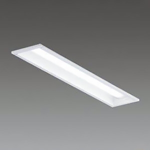 DAIKO LED長形ベースライト 20形 埋込形 幅100mm 一般用 3200lmクラス FHF16形高出力型×2灯相当 調光 温白色 LZB-93056XW+LZA-92813A 画像1