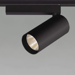 コイズミ照明 LEDシリンダースポットライト プラグタイプ 1500lmクラス HID35W相当 非調光 配光角17° 電球色(2700K) 黒 XS705805BA 画像1