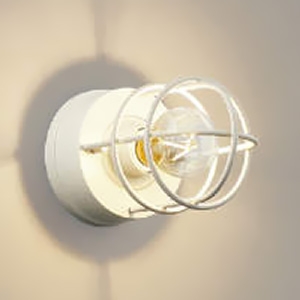 コイズミ照明 LEDブラケットライト 白熱球40W相当 非調光 電球色 オフホワイト AB51148 画像1