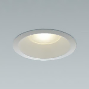コイズミ照明 LEDパネルダウンライト ベースタイプ 高気密SB形 防雨・防湿型 白熱球100W相当 埋込穴φ100mm 散光配光 調光 昼白色 ブライトシルバー AD7101S50 画像1