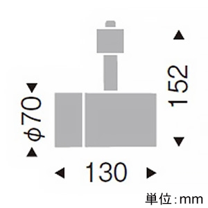 遠藤照明 LEDグレアレススポットライト ショートフード プラグタイプ 1400TYPE CDM-R35W相当 中角配光 調光・非調光兼用型 温白色 白 ERS4805WB 画像2