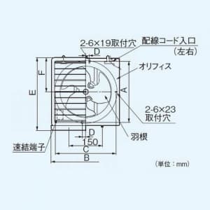 パナソニック インテリア形有圧換気扇 低騒音形 インテリアガードタイプ FY-30LSG 画像3