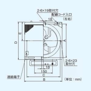 パナソニック インテリア形有圧換気扇 低騒音・自動運転形 温度センサー付 インテリアメッシュタイプ FY-25LST 画像3