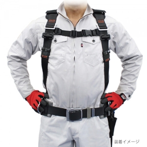 YAZAWA公式卸サイト】腰道具セット 柱上安全帯用ベルト(ワンタッチ
