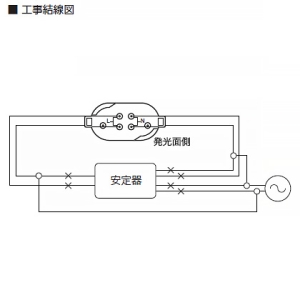 アップルツリー コンパクトLEDランプ 《FSLRシリーズ》 電源内蔵型 FPL32HF/FPL36/FHP32 電球色(2700K) FSLR36NSH244-ACW14LL 画像2