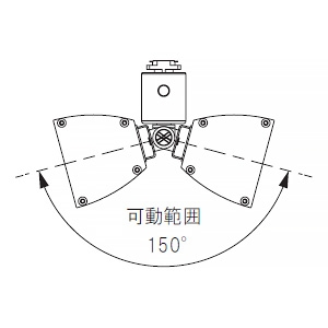 アップルツリー LEDベース照明 配線ダクト取付型 600タイプ 電球色 黒 TFL-8451B-30 画像2