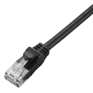 ELECOM LANケーブル スタンダードタイプ CAT6準拠 ヨリ線 長さ3m ブラック LD-GPN/BK3 画像1