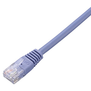 ELECOM LANケーブル スタンダードタイプ CAT5E準拠 ヨリ線 長さ1m ブルー LD-CTN/BU1 画像1