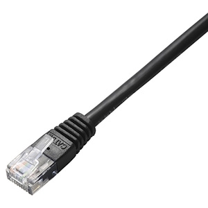 ELECOM LANケーブル スタンダードタイプ CAT5E準拠 ヨリ線 長さ5m ブラック LD-CTN/BK5 画像1