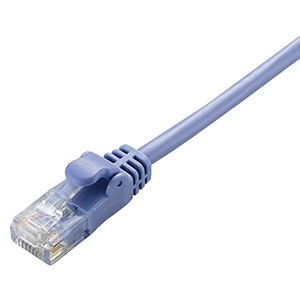 ELECOM LANケーブル ソフトタイプ CAT5E準拠 ヨリ線 長さ1m ブルー LD-CTY/BU1 画像1