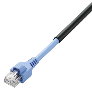 ELECOM LANケーブル 屋外対応タイプ CAT5E対応 長さ10m LD-VAPFR/BK10 画像1