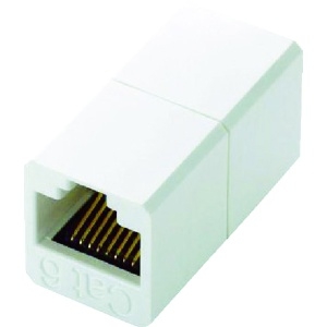 ELECOM LANケーブル延長コネクタ CAT6用 LD-RJ45JJ6Y2 画像1