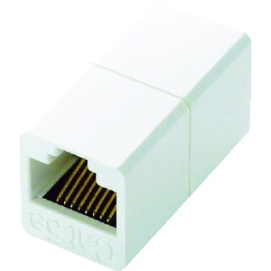 ELECOM LANケーブル延長コネクタ CAT5E用 LD-RJ45JJ5Y2 画像1