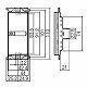 パナソニック 【コスモシリーズワイド21】「入」「切」表示スイッチセット シングル用 取付枠付 WTC52511W 画像2