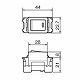 パナソニック フルカラースイッチ 埋込ネームスイッチB 片切 15A 300V AC WN5061 画像2