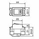 パナソニック フルカラースイッチ 埋込パイロットスイッチB 片切 ネーム付 4A 300V AC WN5241 画像2