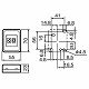 パナソニック 《リファインシリーズ》 15A・20A兼用露出コンセント 20A 125V 適用電線:Φ1.6、Φ2、Φ2.6 WKS181 画像2