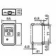 パナソニック 《リファインシリーズ》 15A・20A兼用露出アースターミナル付接地コンセント 20A 250V 適用電線:Φ2、Φ2.6 WKS294 画像2