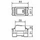 パナソニック フルカラースイッチ 埋込スイッチB ネームなし 片切 15A 300V AC グレー WN5001H 画像2