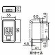 パナソニック 《リファインシリーズ》 露出アースターミナル付接地コンセント (フル端子) 15A 125V 適用電線:Φ1.6、Φ2 WKS216 画像2