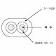 富士電線 ビニルキャブタイヤ長円形コード 1.25mm ×2心×100m巻き 白 VCTFK1.25SQ×100mシロ 画像2