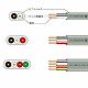 富士電線 カラーVVFケーブル 600Vビニル絶縁ビニルシースケーブル平形 1.6mm 2心 100m巻 茶 VVF1.6×2C×100mチャ 画像2