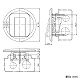 パナソニック フロアコン ブランク 電話・情報用 取付金具付 DU7119 画像2