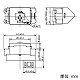 パナソニック 埋込型J-J型情報モジュラジャック CAT5E ホワイト NR3460W 画像3