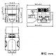 パナソニック パッチパネル用モジュール CAT6 イエロー NR3071Y 画像2