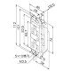 明工社 ML医用接地埋込ダブルコンセント C形 Sタイプ 通電表示ランプ付 15A 125V 赤 ML1272T4R 画像2