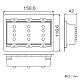 パナソニック 防気カバー 3連用(3コ用+2連接穴用) WVA24931 画像2