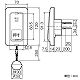 パナソニック 埋込プルスイッチ付押釦スイッチ 30mA 12V WS66772 画像3