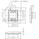 パナソニック ミニプレート 取付枠付 ラウンド ホワイト WTC7071W 画像2