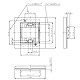 パナソニック ミニプレート 取付枠付 スクエア ベージュ WT8071F 画像2