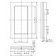 パナソニック 腰高プレート スクエア ホワイト WT8051W 画像2